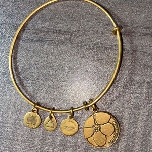 Alex & Ani Gold Granddaughter Charm Bracelet